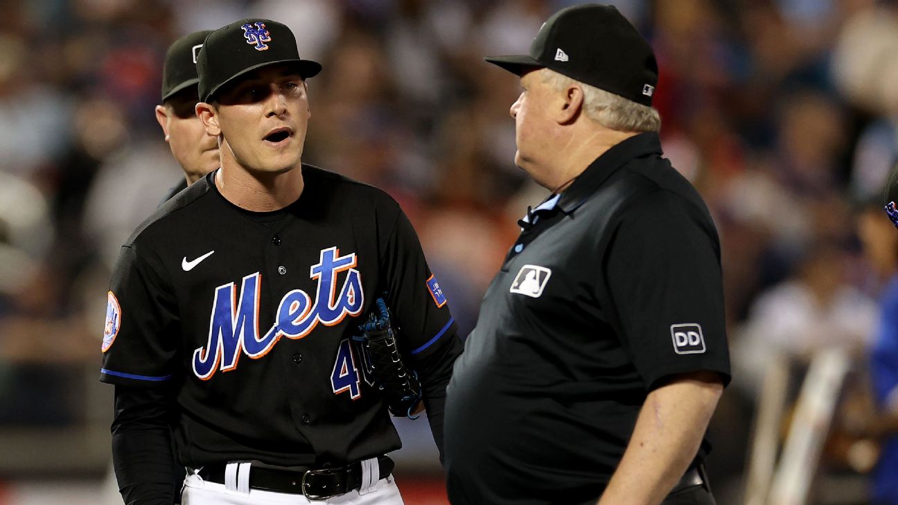 Mets pitcher Drew Smith fails substance check, ejected - ESPN
