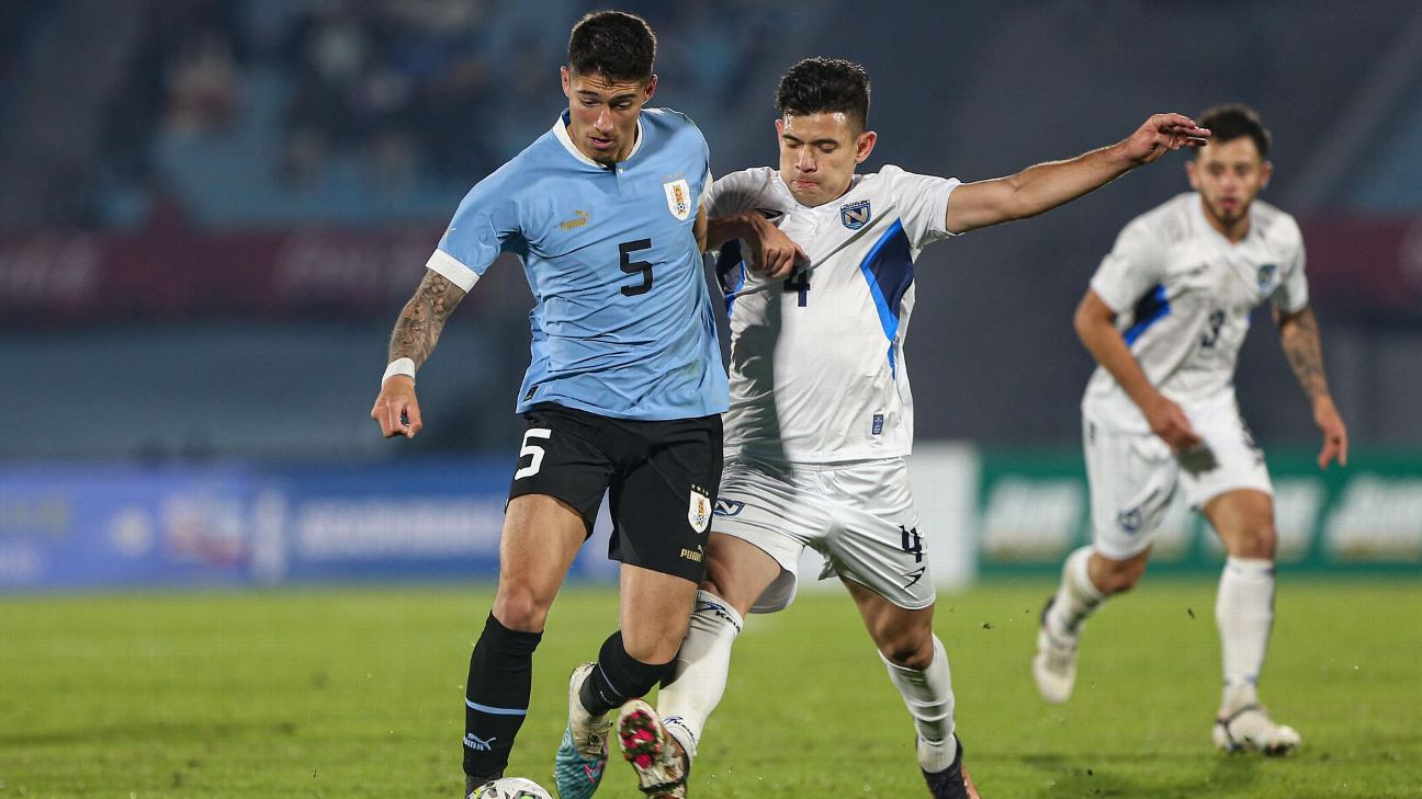 Uruguay goleó a Nicaragua en el primer partido de Marcelo Bielsa al frente  de la celeste