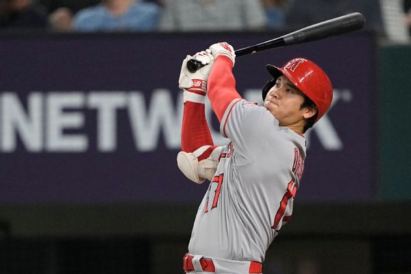 Ohtani gets win, ties MLB lead with 22nd homer