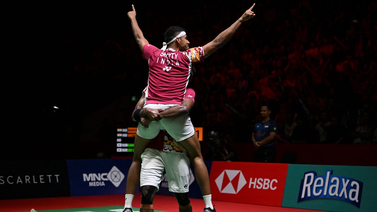 Indonesia Open Satwik-Chirag unleash mentality monsters within to reach first Super 1000 final