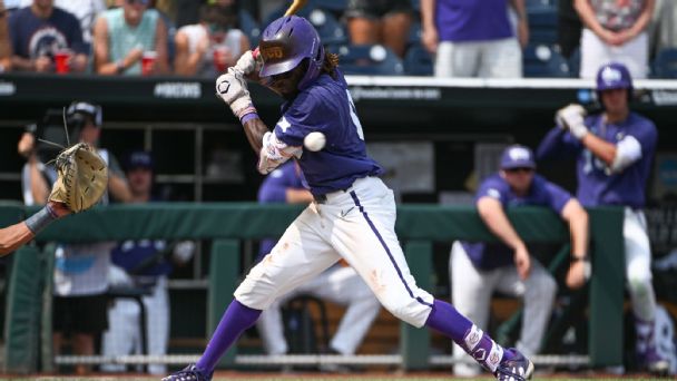 Whether it's a Michael Jordan shrug or a celebratory spike, Tre Richardson brings the energy for TCU