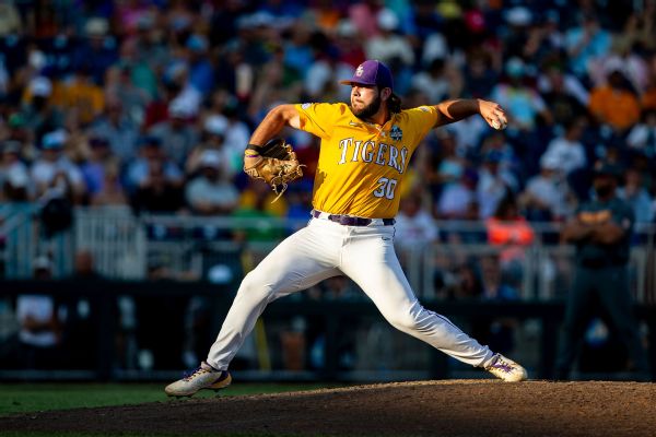 Ackenhausen leads LSU win at MCWS in 1st start