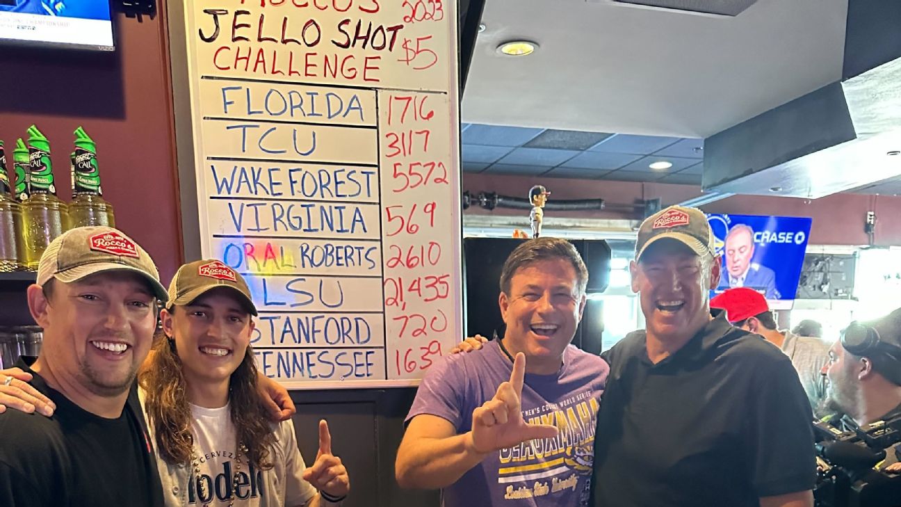 LSU fans made College World Series jello shot record look like