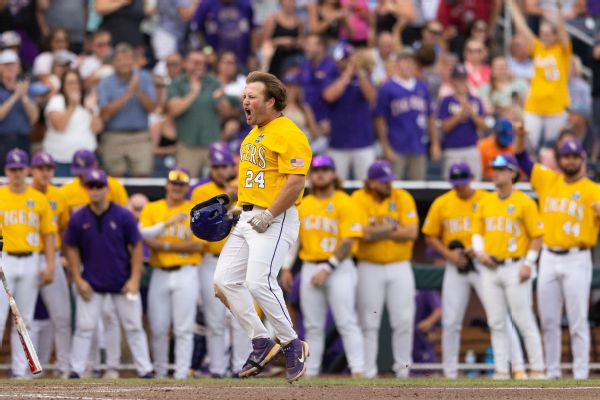 LSU stays alive in MCWS, set for Wake rematch