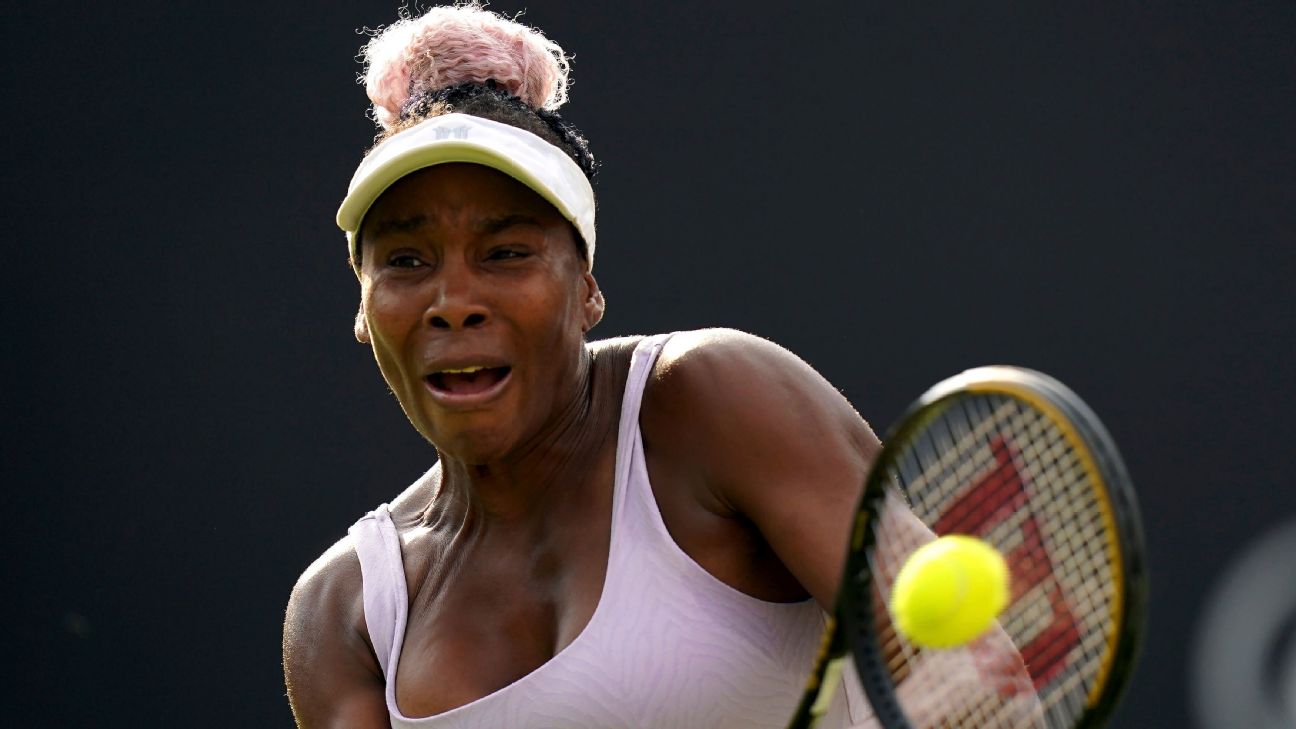 Venus loses to Ostapenko after injury concern