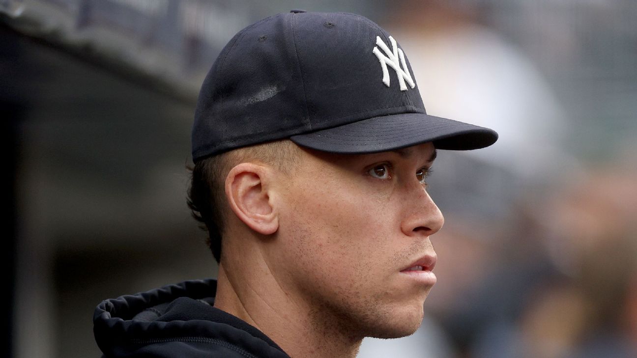 Aaron Judge says toe ligament is torn and he's not ready for baseball  activities - NBC Sports