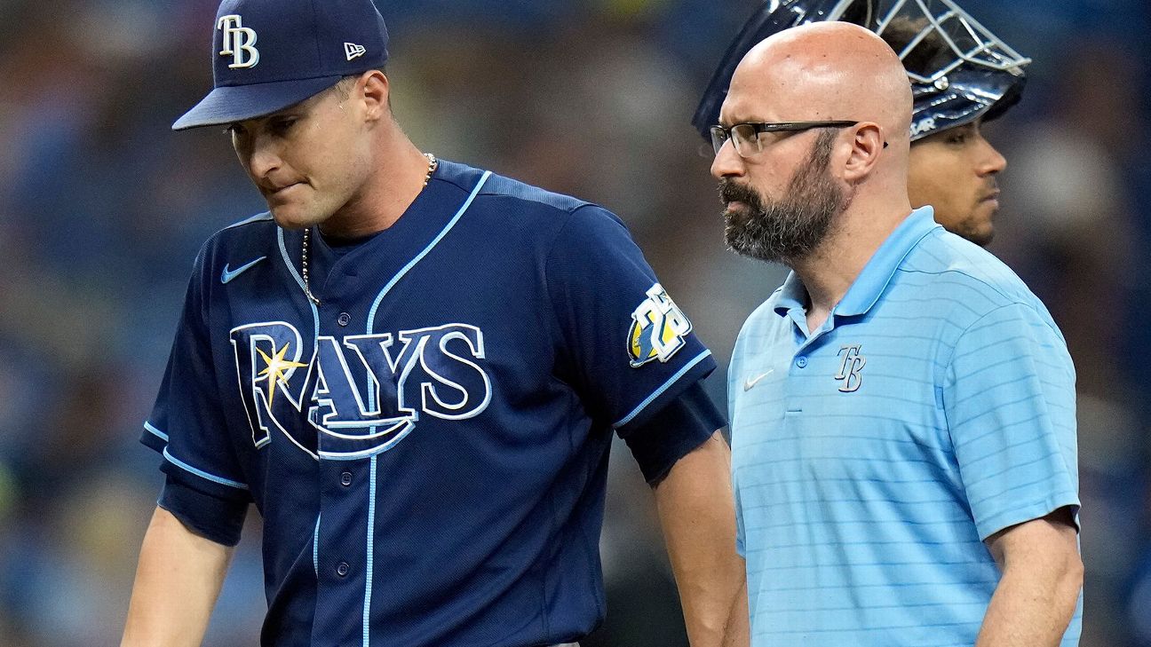 Rays' Shane McClanahan goes on IL, out until after All-Star break
