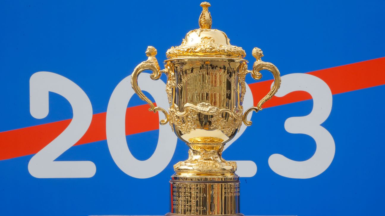 Karachi Paquistão Março 2023 Identidade Marca Copa Mundo Rugby 2023 imagem  vetorial de Nomi2525© 671539000