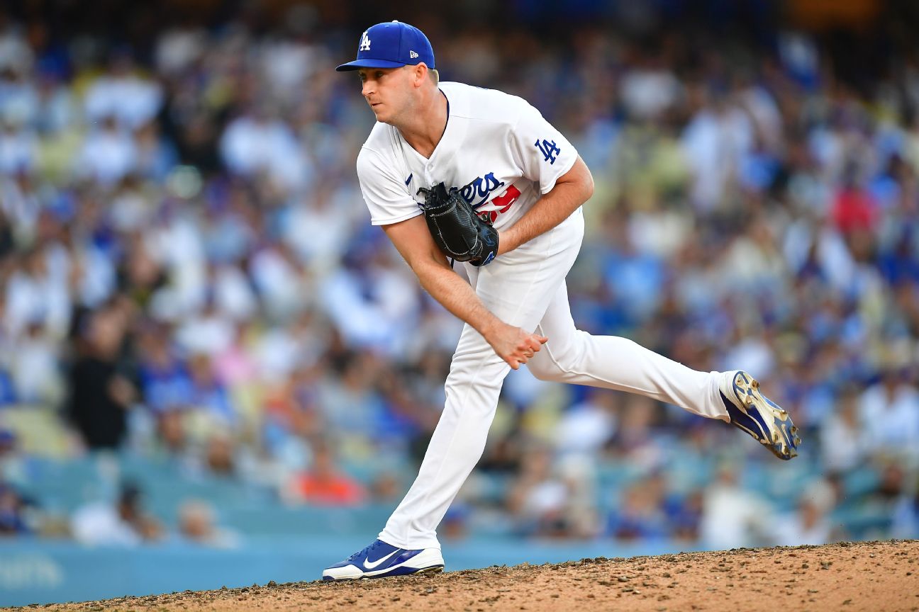 Evan Phillips - Los Angeles Dodgers Relief Pitcher - ESPN