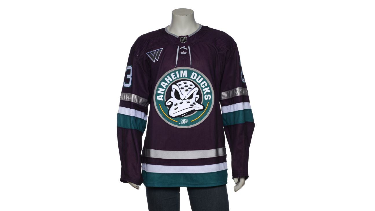 Mighty Ducks Hockey Jersey - All Players & All Colors.