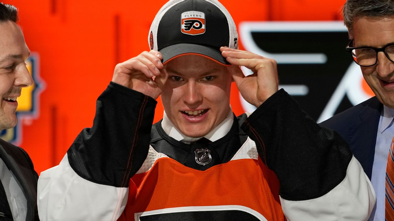 Flyers sign 2023 first-rounder Matvei Michkov to entry-level deal