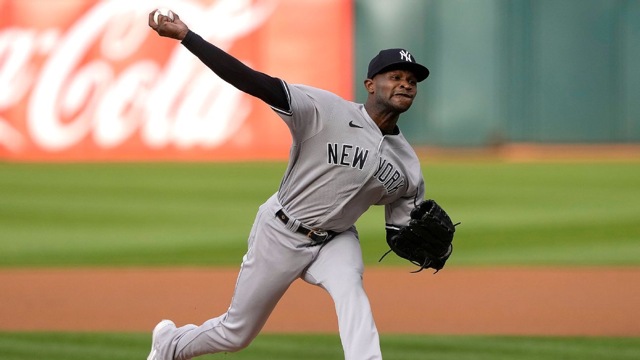 Yankees' Domingo German throws perfect game at A's in 11-0 victory