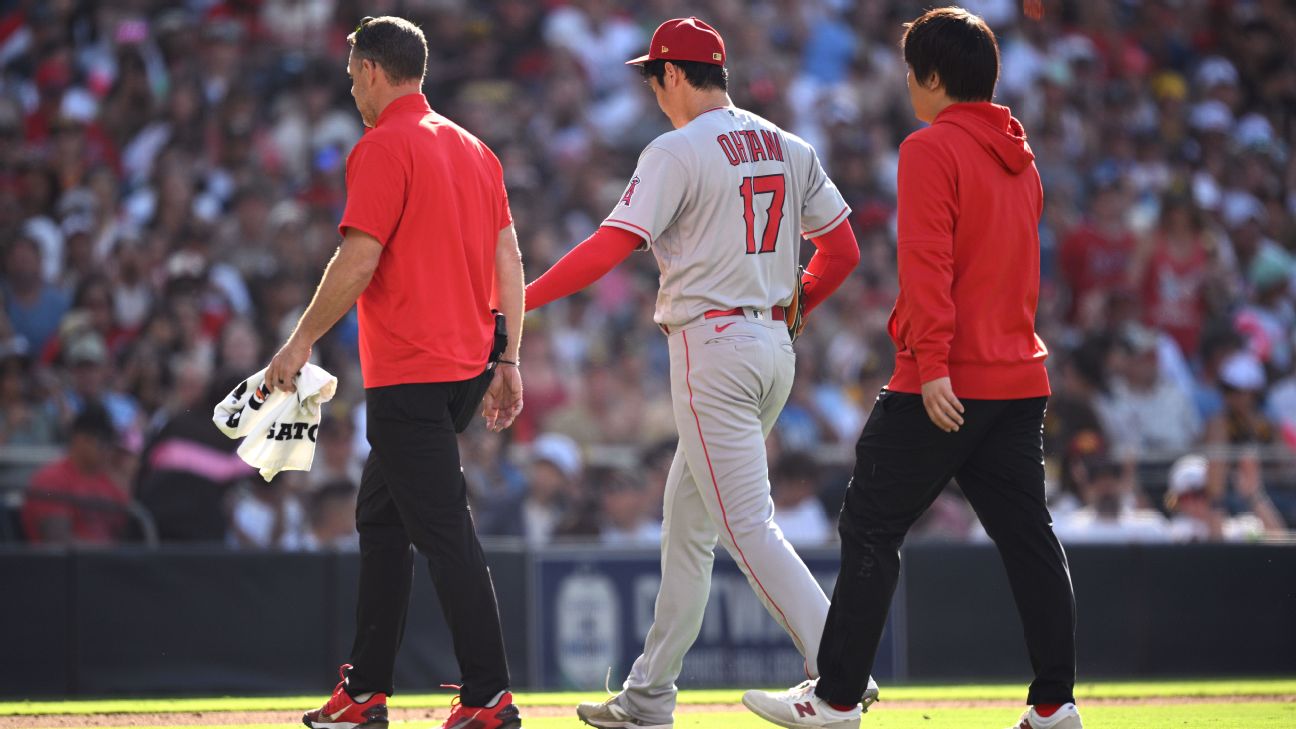 Shohei Ohtani, Los Angeles Angels, sale juego (MLB) [1296x729]