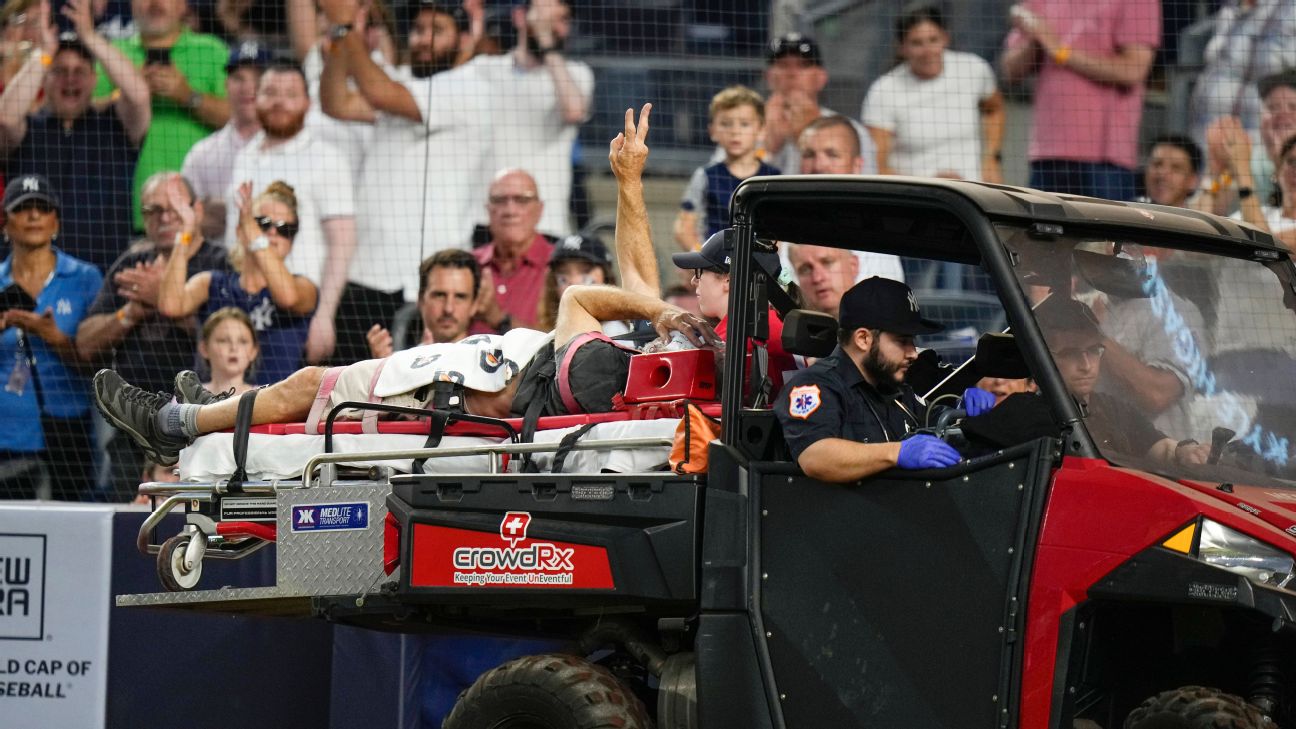 Phils fan hit by thrown ball speaks