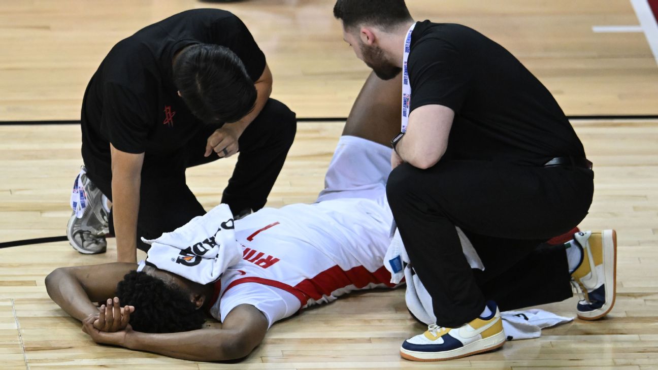 Source: Rockets' Amen Thompson sidelined with ankle sprain - ABC13 Houston