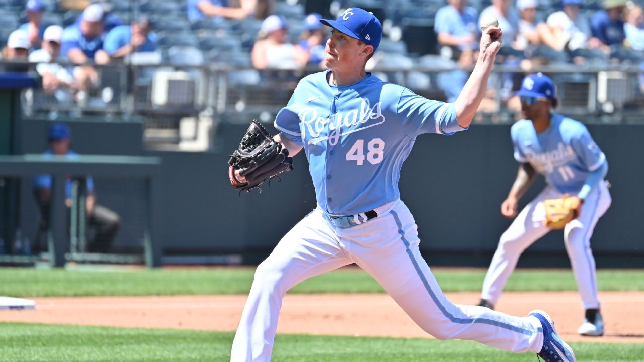 Royals pitcher Yarbrough starting for KC for 1st time since being struck by  line drive in face – KGET 17