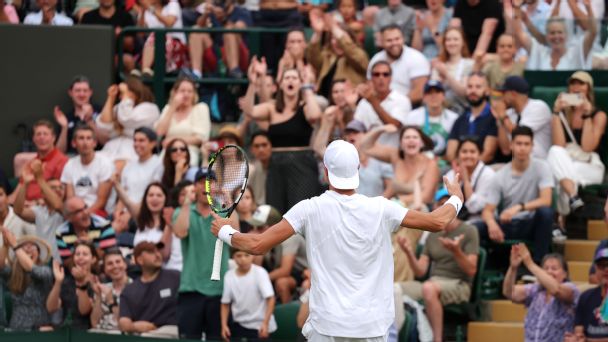 Brilliance in backwards hats: Trio tries for Wimbledon history
