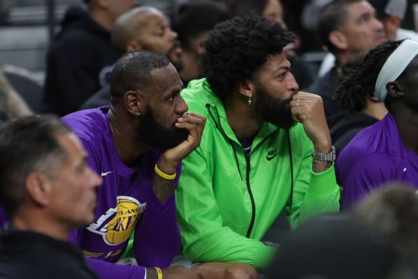 Lakers ‘feel good’ about health of LeBron, AD