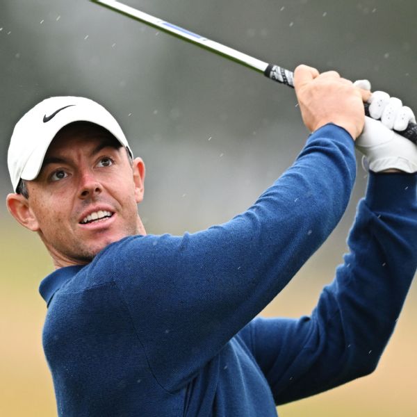 ‘Pleased’ McIlroy holds slim lead at Scottish Open