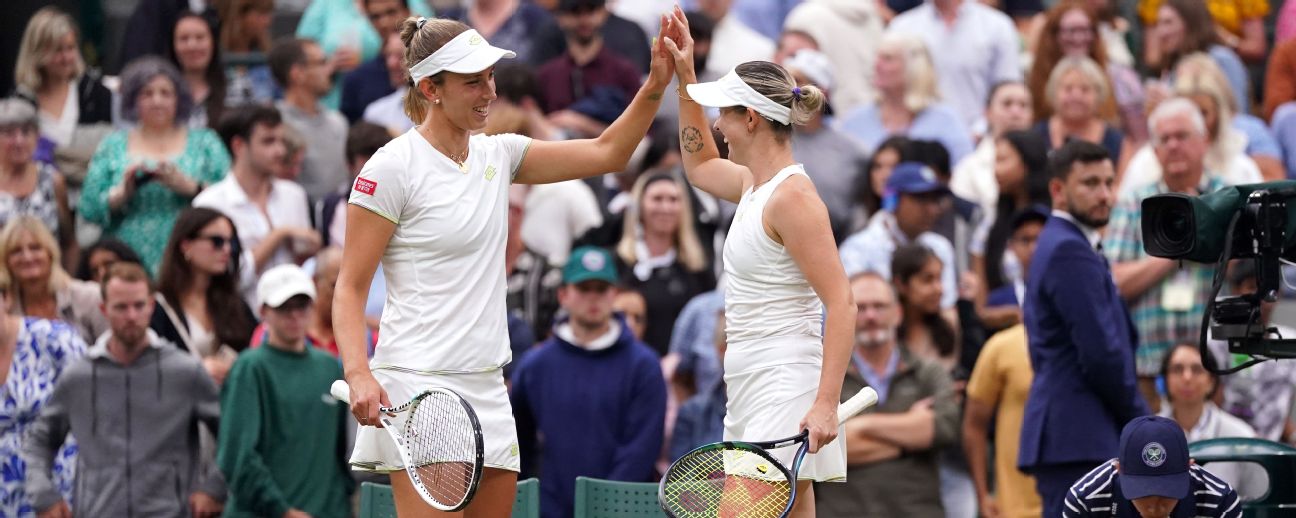 Aussie Hunter makes Wimbledon doubles final
