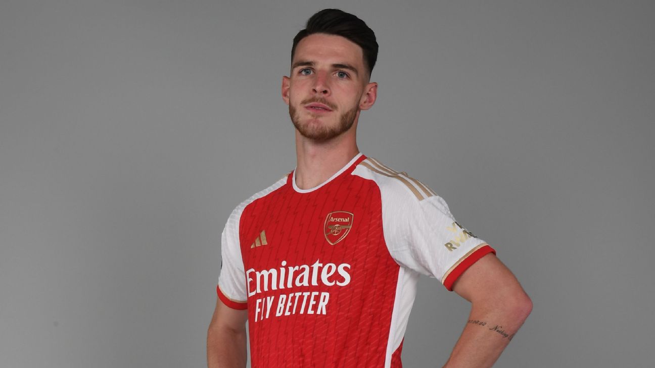 Arsenal complete Rice signing for club-record fee