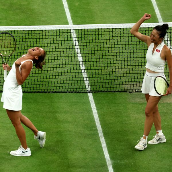 Hsieh, Strycova win 2nd Wimbledon doubles title