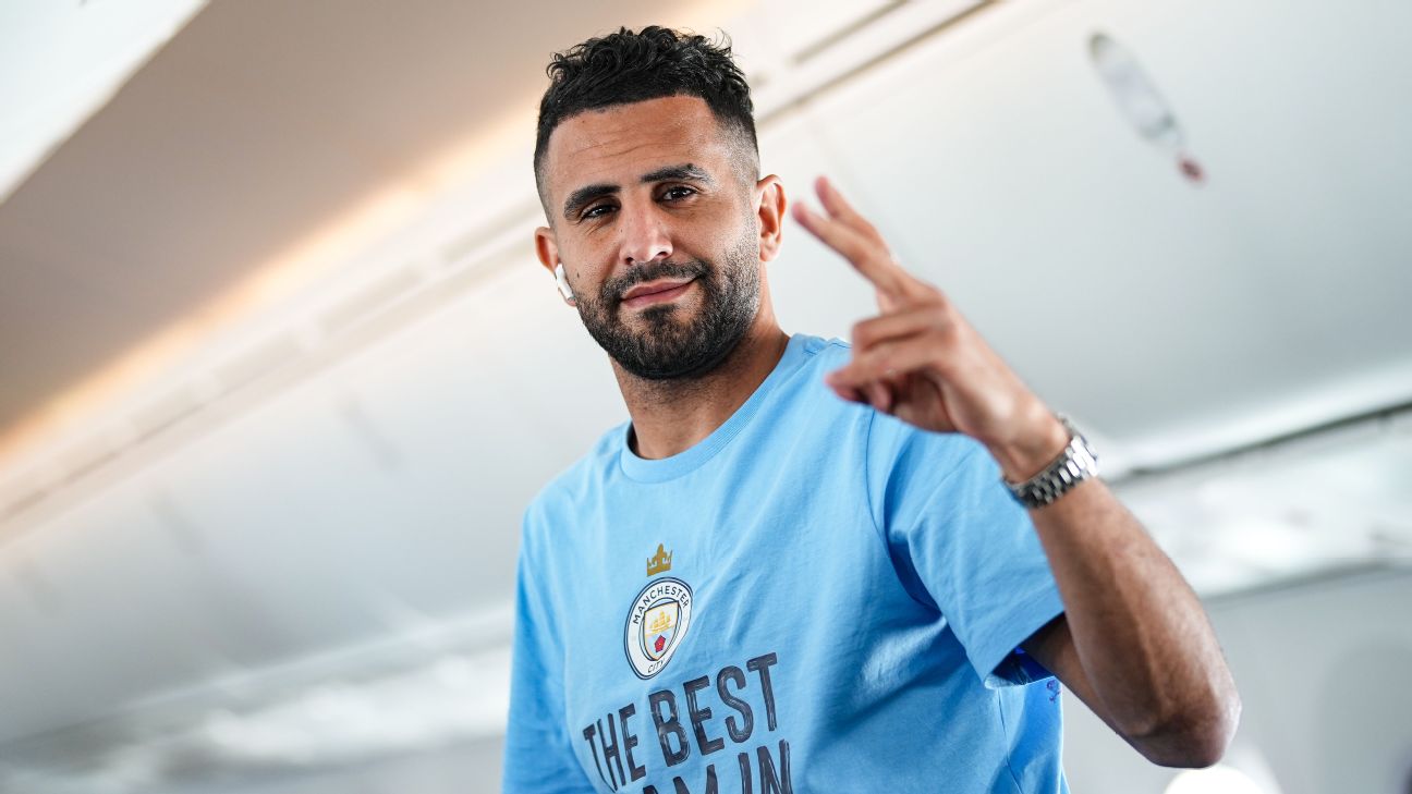 Haaland parties with Man City's 'agent' Mahrez on Greek island as Dortmund  striker enjoys summer break - ESPN