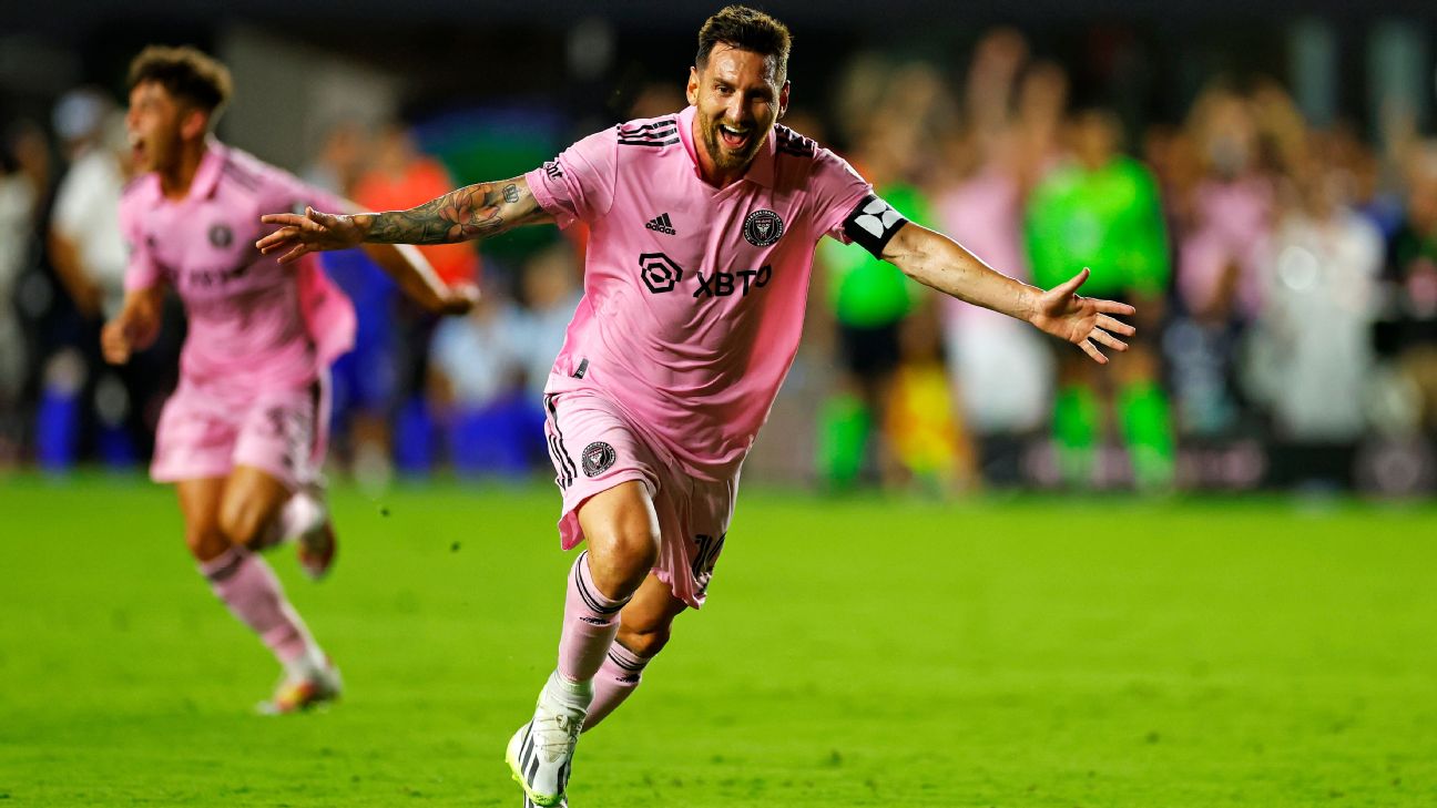 Messi scores winning goal in dream Miami debut