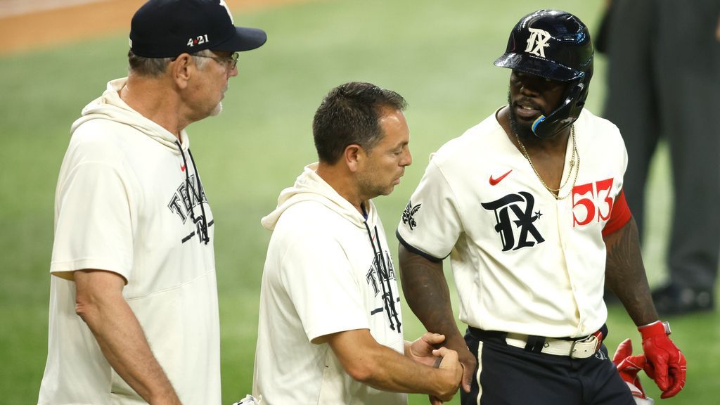 Adolis Garcia injury: What happened to Adolis Garcia? Rangers All-Star  exits game vs. Rays early