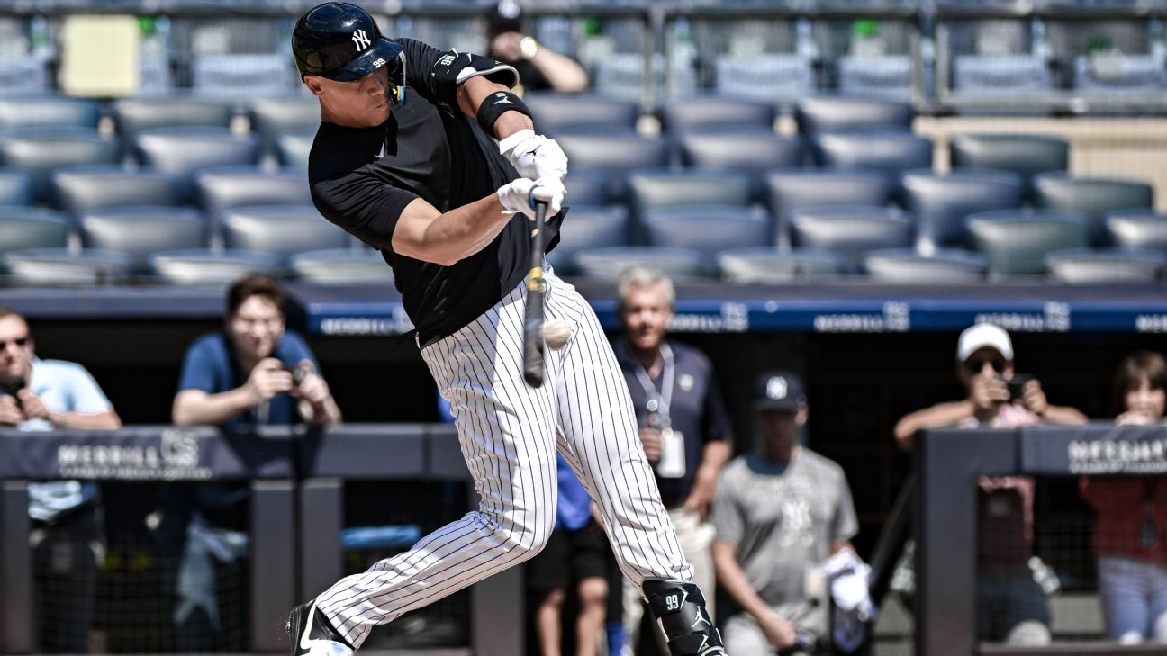 Yankees star Aaron Judge is only playing catch, timeline for