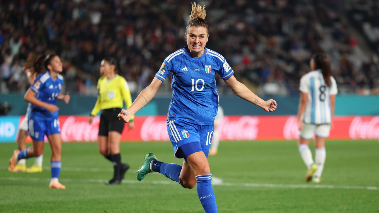 Cristiana Girelli's goal gives Italy 1-0 win over Argentina at the FIFA  Women's World Cup