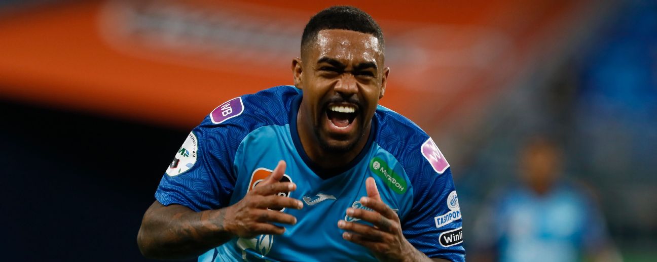 Zenit é campeão russo com goleada, pintura de Malcom, estádio