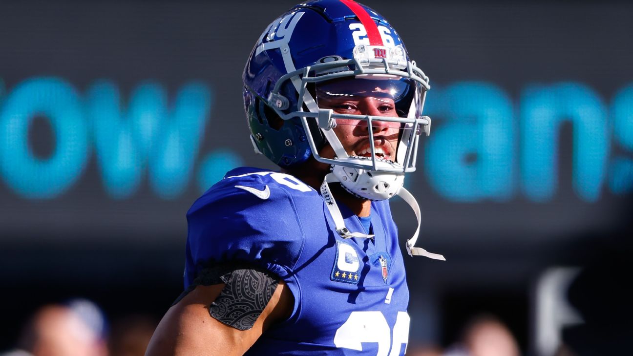 New York Giants' Saquon Barkley among top 50 in NFL merchandise sales