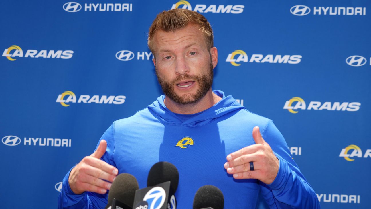 Sean McVay provides compass for Rams to navigate past Super Bowl - ESPN -  Los Angeles Rams Blog- ESPN