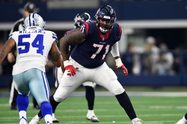Source: Texans, OT Howard agree to $56M deal