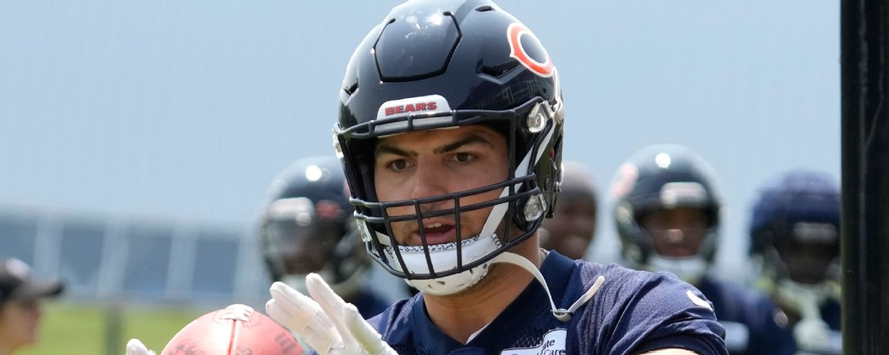 Bears add Cole Kmet to list of injured players - Chicago Sun-Times