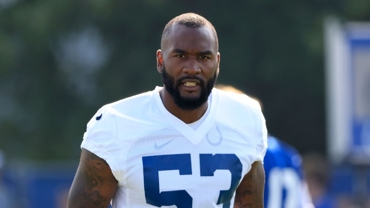 Colts linebacker Shaq Leonard out vs. Raiders