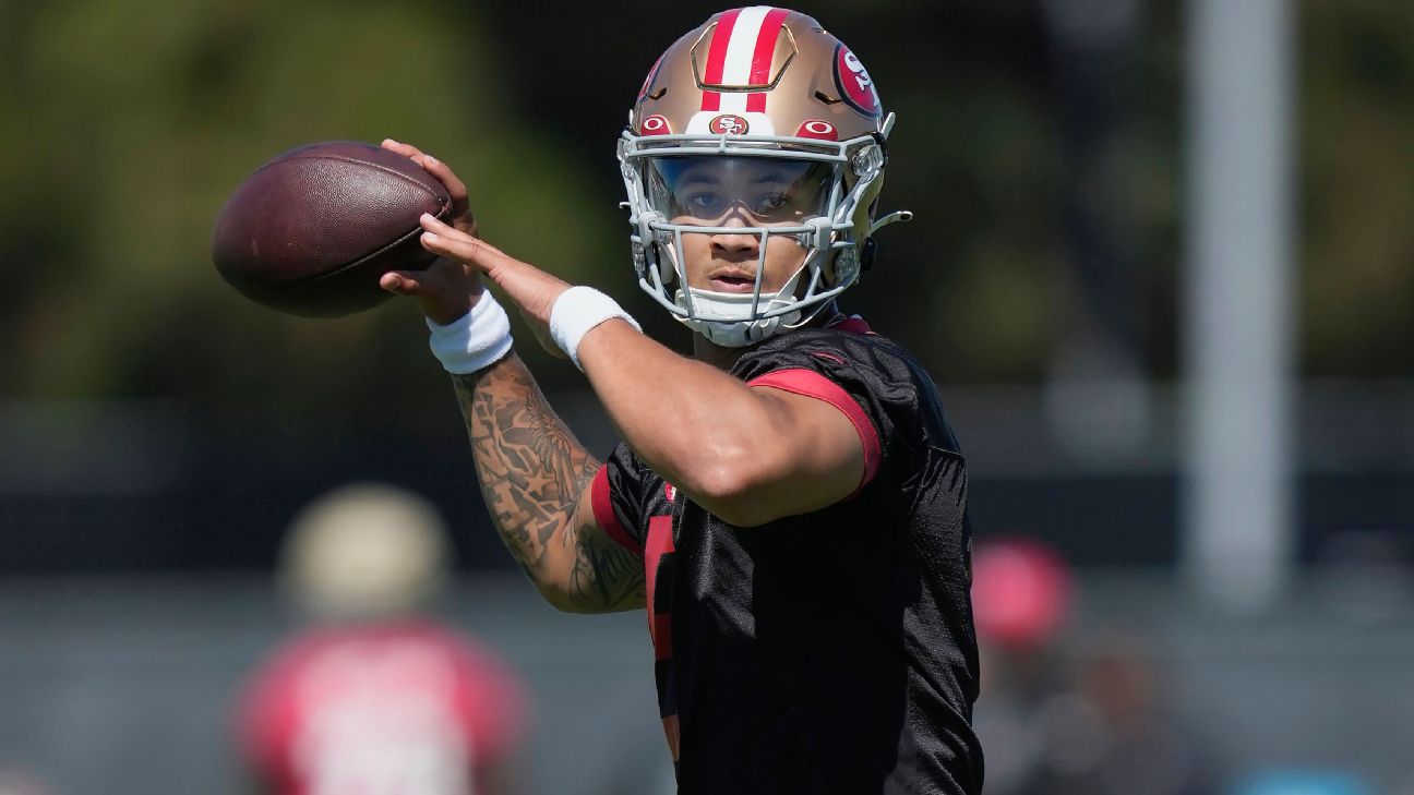 AP Source: 49ers trade quarterback Trey Lance to Cowboys