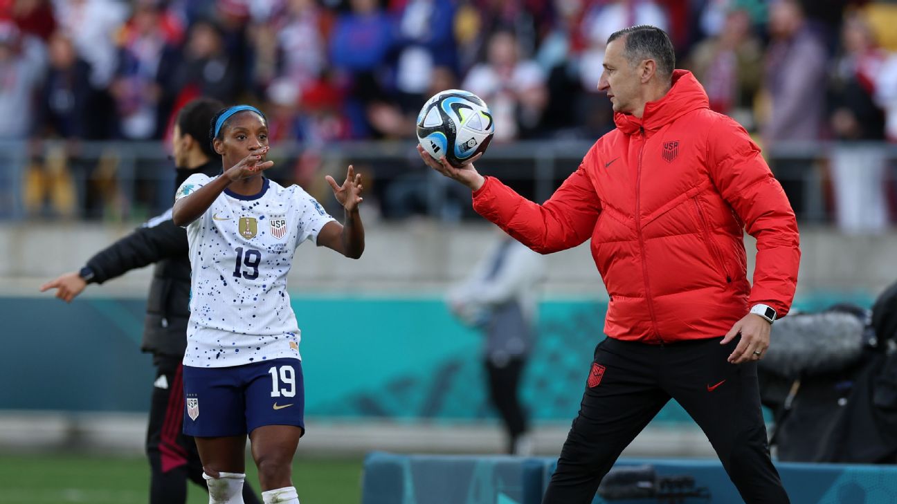 Why is USWNT's Andonovski not really using subs at the World Cup?