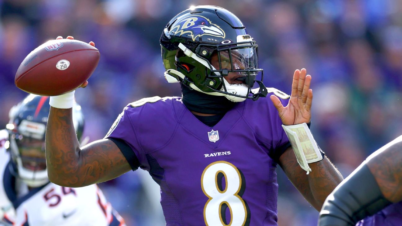 Lamar Jackson's dual-threat ability gives defenses fits in red zone - ESPN  - Baltimore Ravens Blog- ESPN