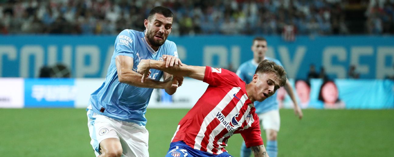 Man City beaten by Atletico Madrid in intense Seoul friendly