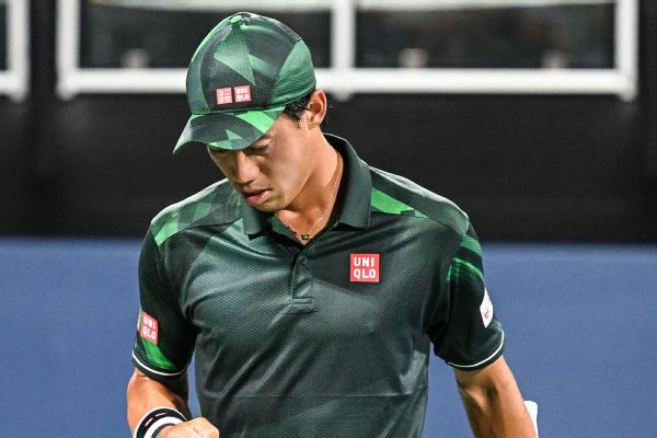 Nishikori out of US Open because of knee injury