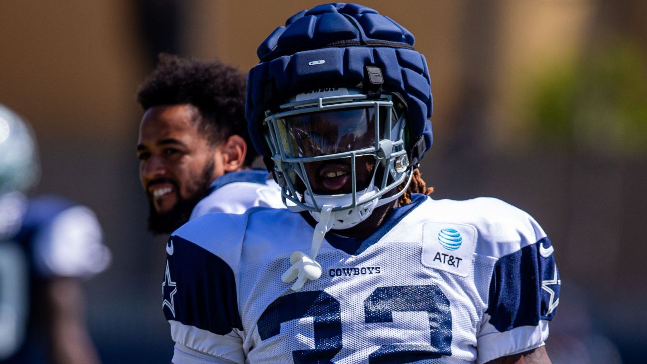 Why the Cowboys are rocking red stripes on their helmets