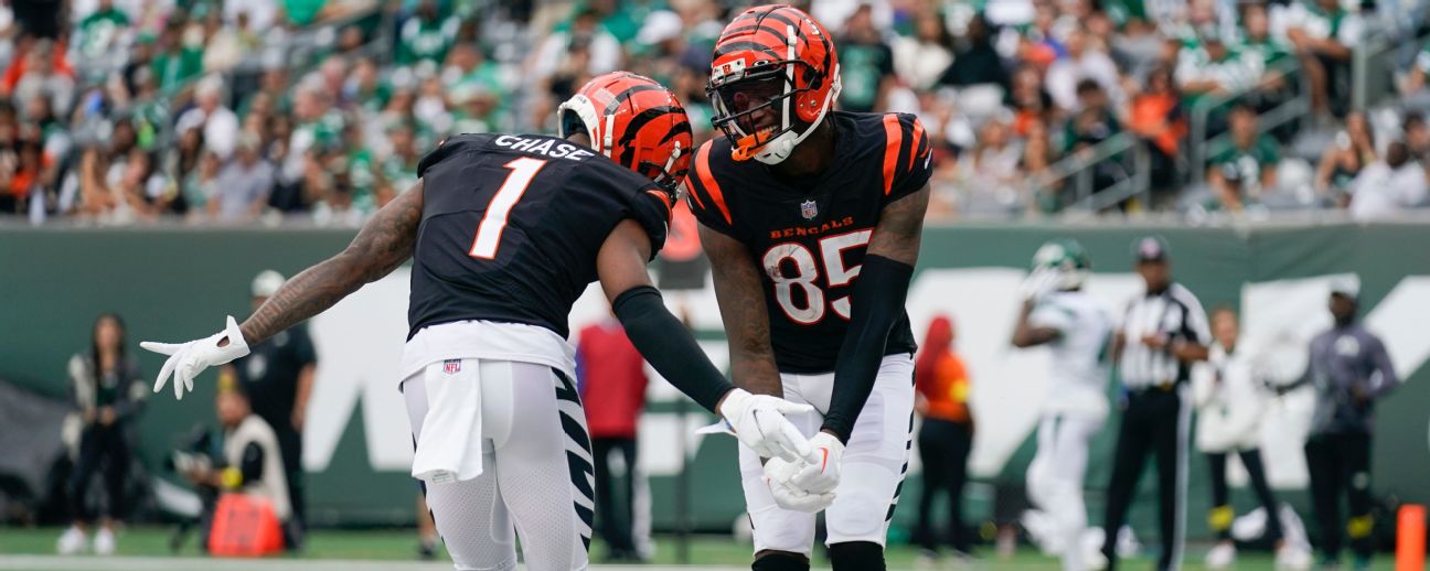 Cincinnati Bengals - Tee Higgins will have ______ receiving yards