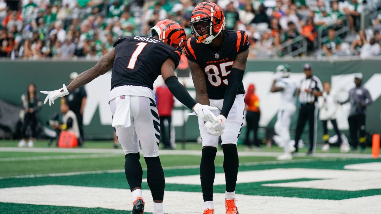 How Ja'Marr Chase and Tee Higgins have Bengals ahead of the curve