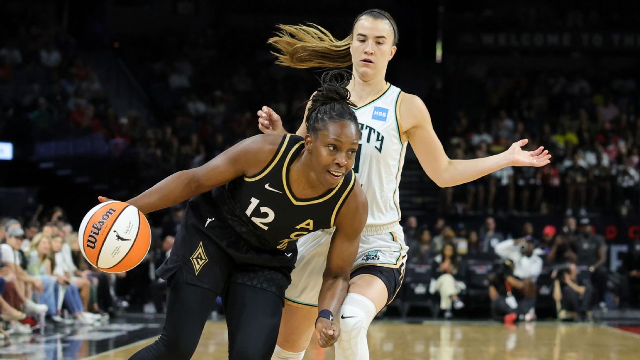 Las Vegas Aces to face WNBA finals Game 4 without two key starters due to  foot injuries