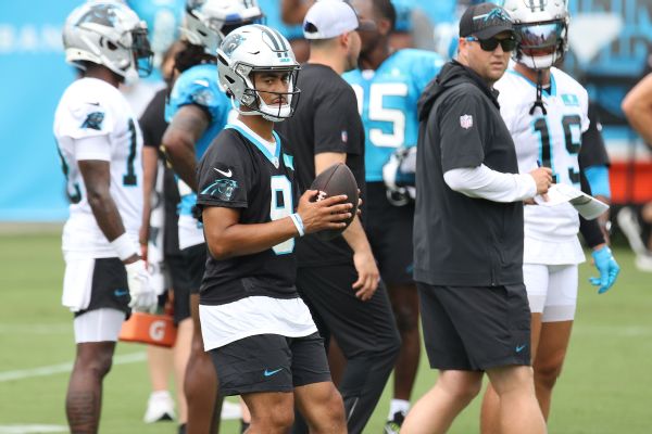Panthers' Young 'frustrated' during practice drill