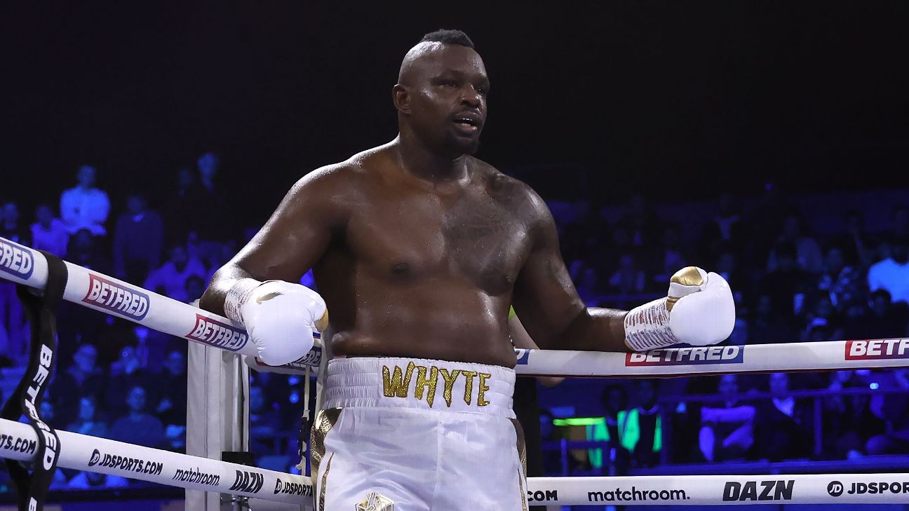 Whyte fails drugs test; Joshua fight cancelled