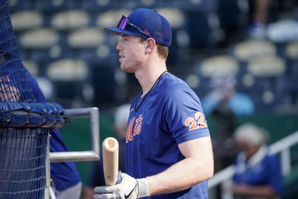 Mets option Baty for a 'reset,' place Marte on IL