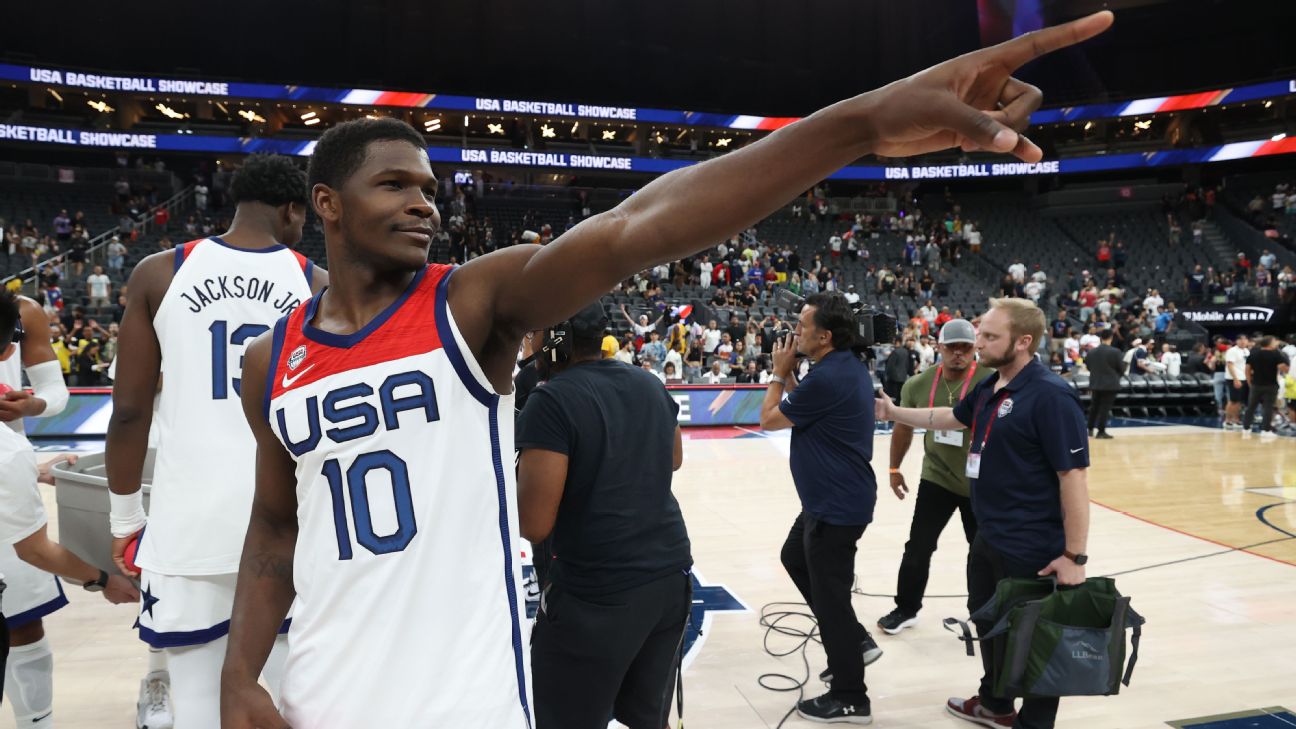 Team USA tunes up for FIBA World Cup with rout of Puerto Rico